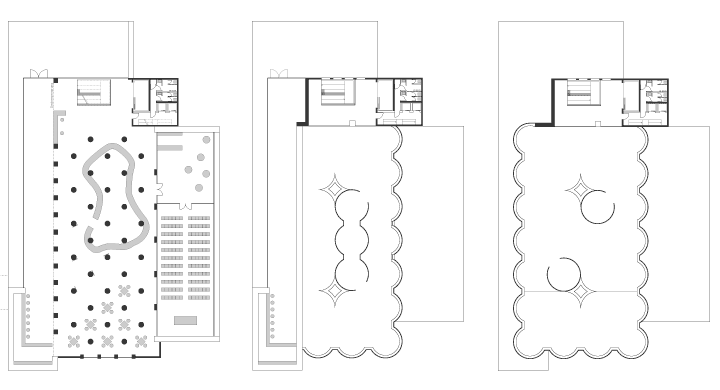 Grundriss Munch-Silo Ebene 1 - 3