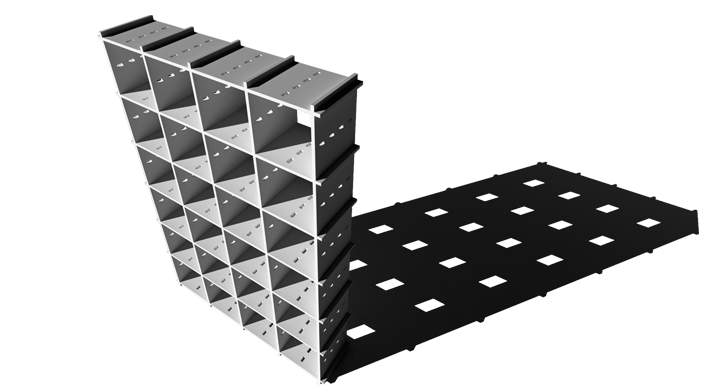 Visualisierung Regal